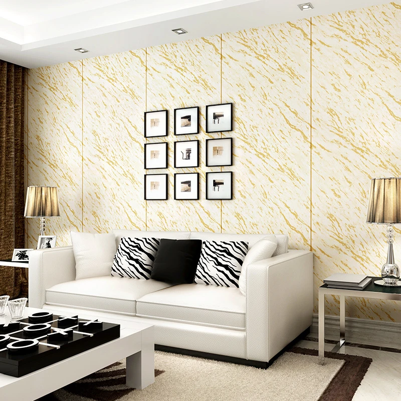 Modern Imitation Marble Tile Wallpaper Simple 3D Bedroom Living Room TV Background Wall Home Decoration PVC Wall Sticker