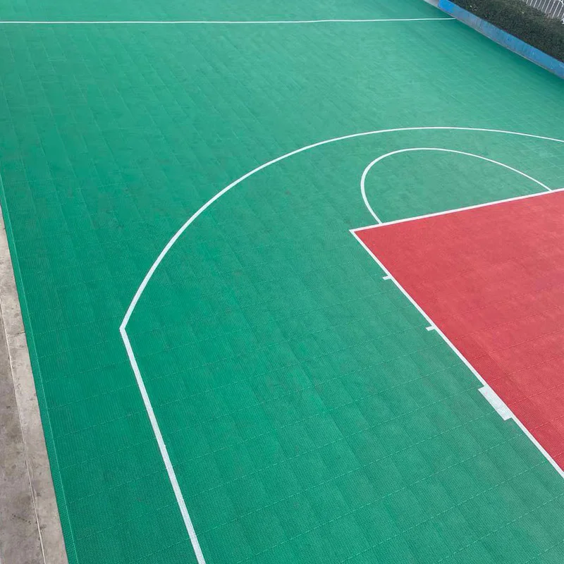 Beable Tremendously Durable Backyard Outdoor Half Basketball Court surface Completely Customizable