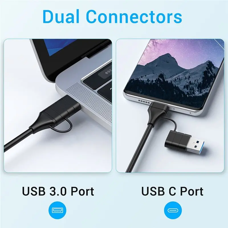 A42Z-10-In-1 USB C Hub With 15W Wireless Fast Charging And Dual Card Reader For Efficient Connectivity For Phone Computer