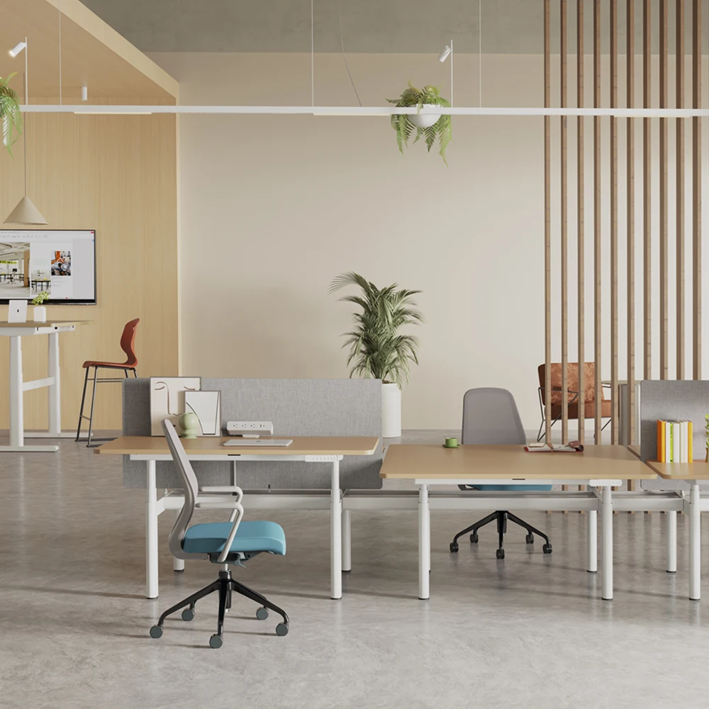 

Smart Electric Modern Sit Stand Desk-Programmable Height Memory with Anti-Collision Safety Eco-Friendly & Ergonomic Design