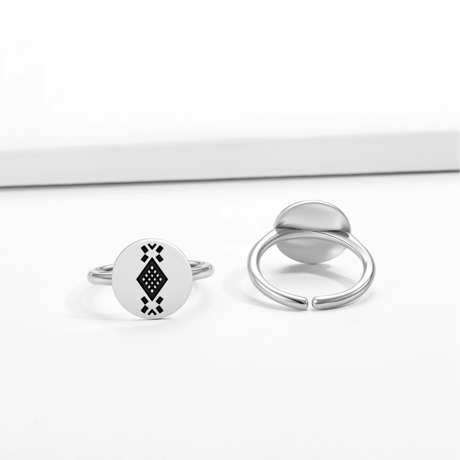 

Mapuche Pichikemenküe Anumka Ring 925 Sterling Silver Resizable Ring Birthday Gift for Women Fine Jewelry Trendy