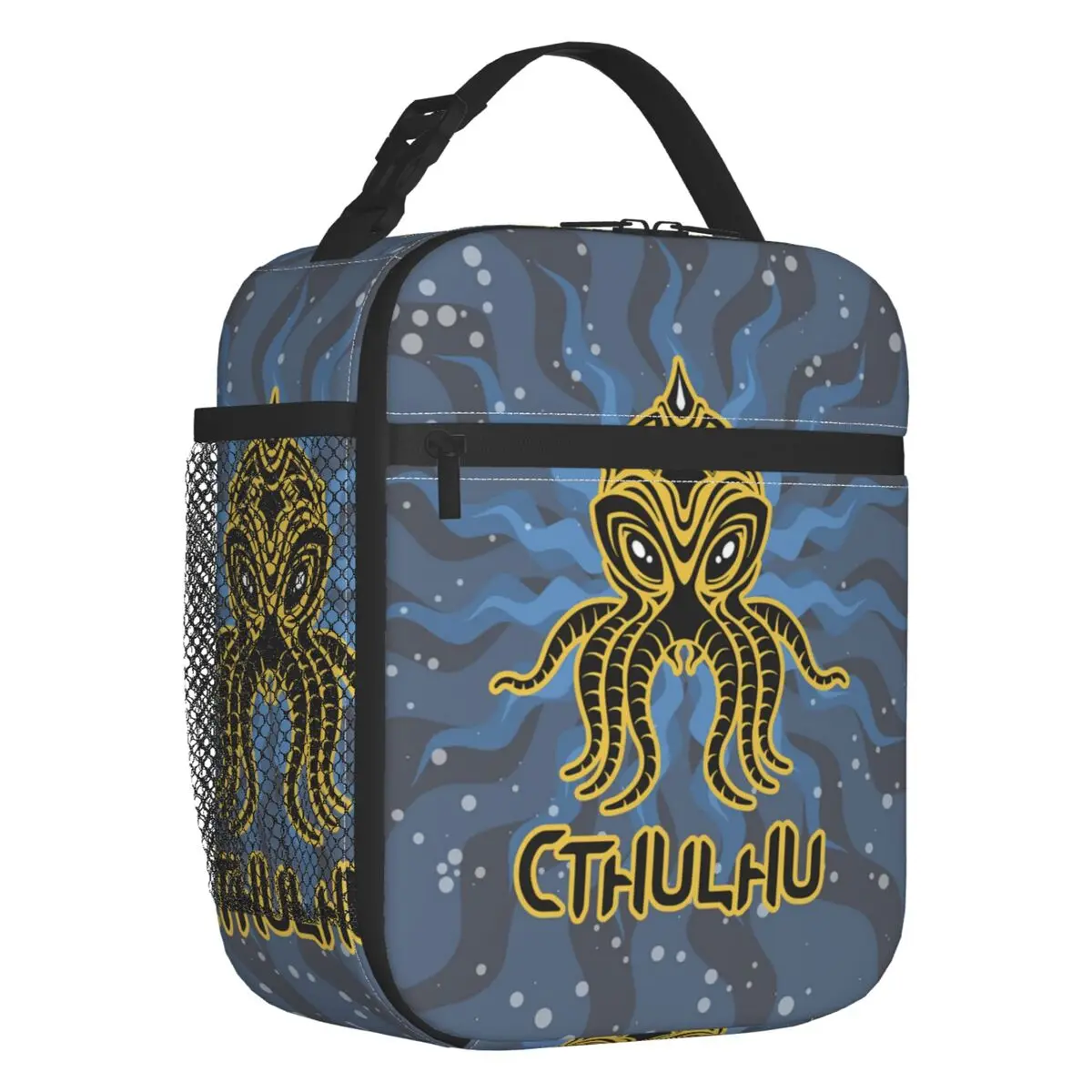 

The Call Of Cthulhu Lovecraft Insulated Lunch Bag Octopus Tentacle Horror Monster Portable Thermal Cooler Bento Box Children