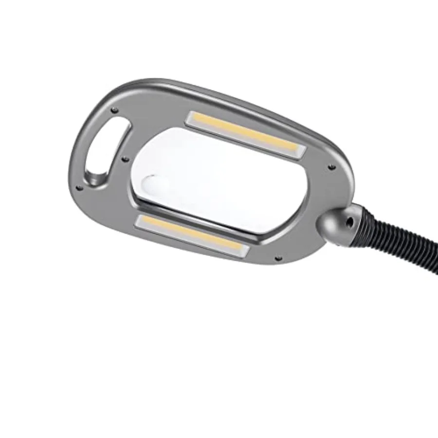 By Fulcrum 20072-401 MultiFlex LED Floor Magnifier Lamp Silver Single pack