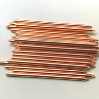 Laptop Gpu Cooler Heatpipe Heat Pipe Heatsink Notebook Gpu Ram Cooling Flat / Round Copper Tube Od6mm 100mm-400mm