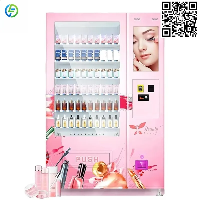 Customized Beauty Vending Machine for Sale, Cosmetics Vending Machine for False Lashes Hair Eyelashes Nail Art