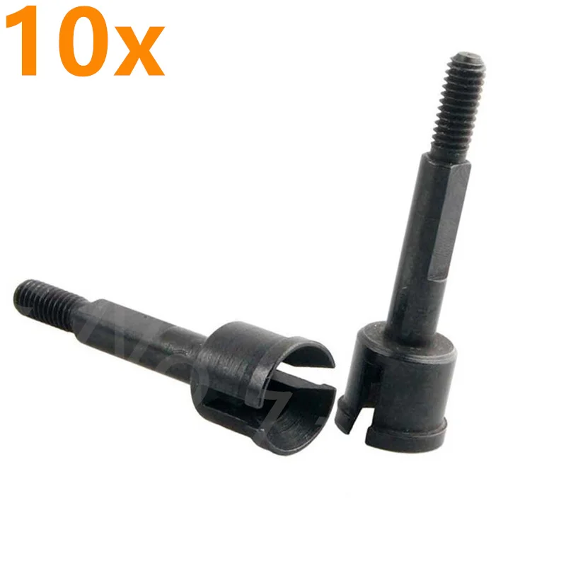 10Pcs 08064 Wheel Axle For 1/10 RC Model Car Spare Parts CNC HSP Accessories