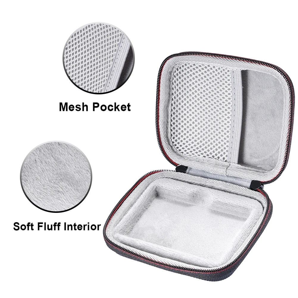 

EVA Hard Carrying Case with Mesh Bag&Hand Strap Travel Storage Bag Portable Storage Bag for Samsung T7 Shield/T9 4TB/2TB/1TB SSD