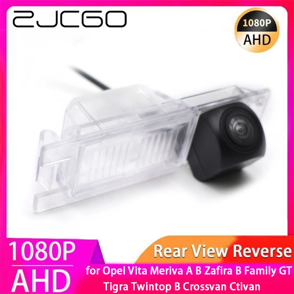 

ZJCGO AHD 1080P Parking Back up Car Rear View Camera for Opel Vita Meriva A B Zafira B Family GT Tigra Twintop B Crossvan Ctivan