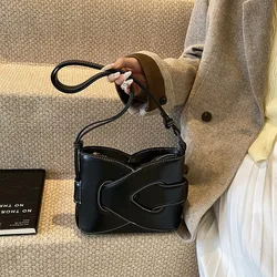 New Soft Leather Women's Totes Bags High Capacity High-end Underarm Bag Shoulder Bag Minimalist Style PU Leather Women's Satchel