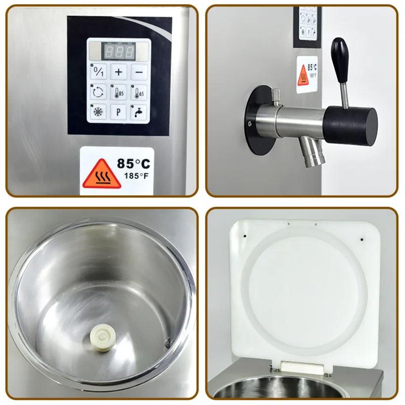 40L Stainless Steel  Milk Ice Cream Pasteurizer Food Sterilizer High Pressure Pasteurization Machine