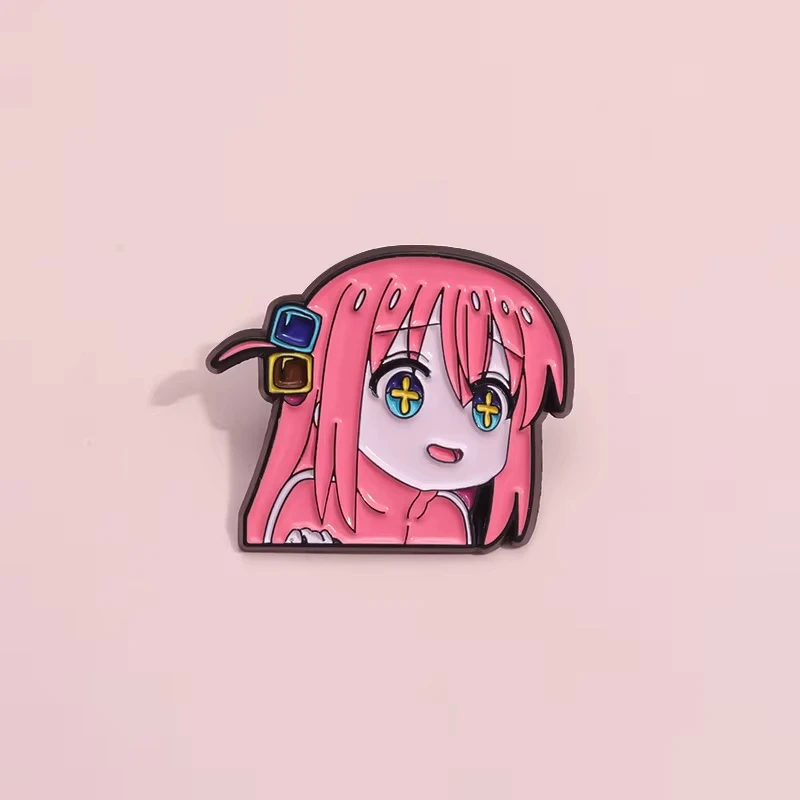 ぼっちザロックアニメコスプレブローチかわいいキャラクターピン衣類バックパックラペルバッジファッションジュエリーアクセサリーギフト