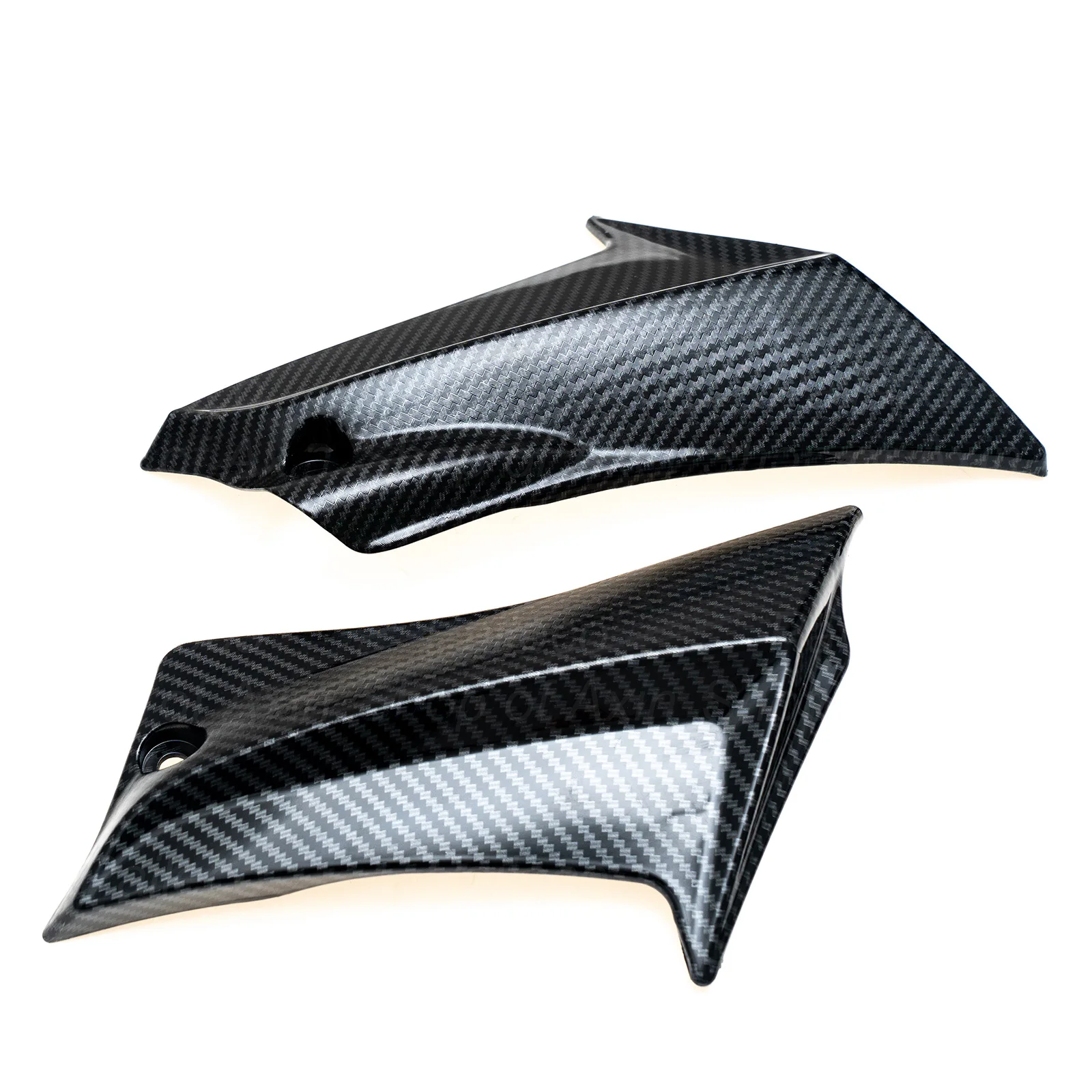 Carbon Fiber Pattern L R Side Fairing Trim Fram Cover for SUZUKI GSXR 600 750 2011-2020