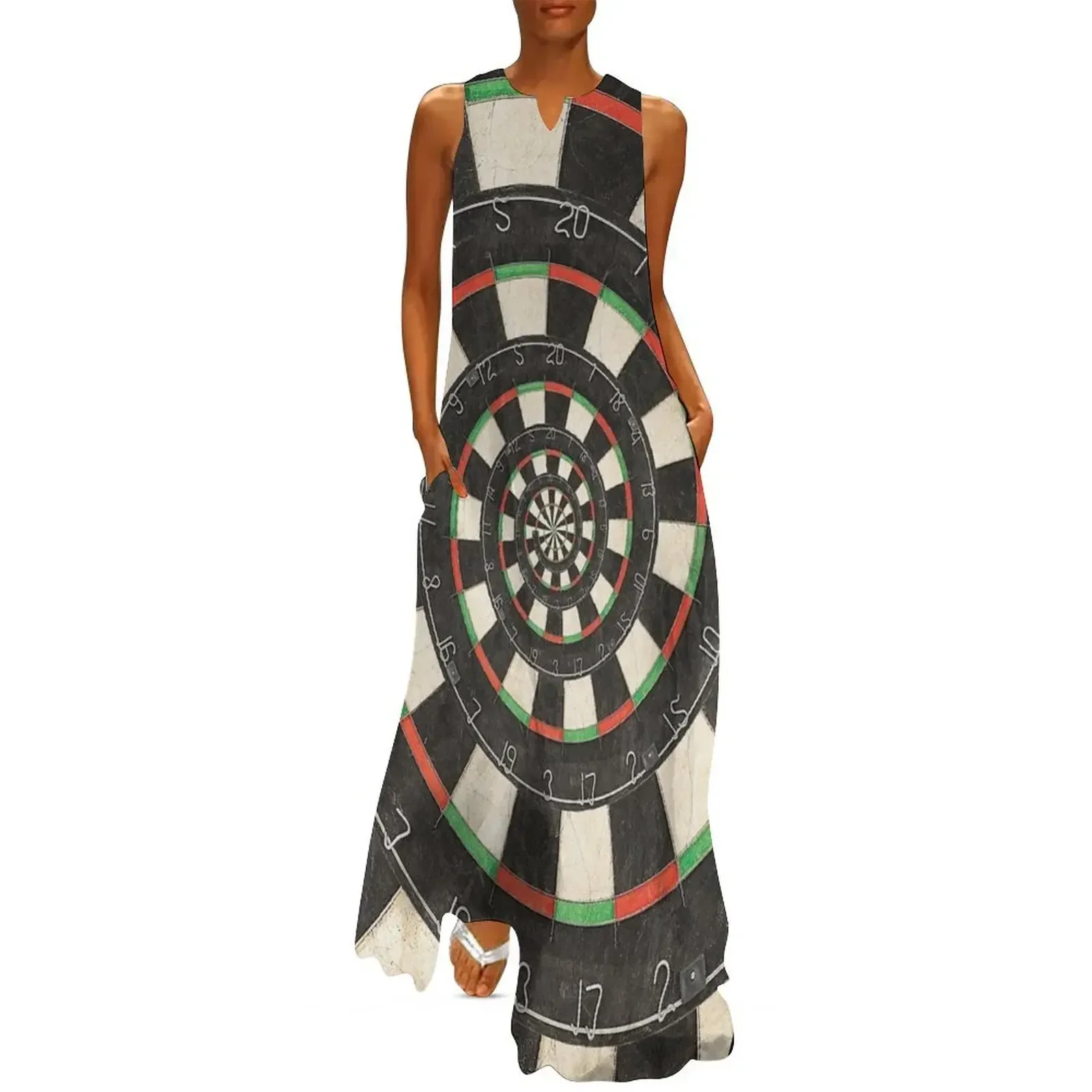 

Spiral Dart Board Droste Effect Long Dress dresses for women Woman dresses Long dresses summer Dress