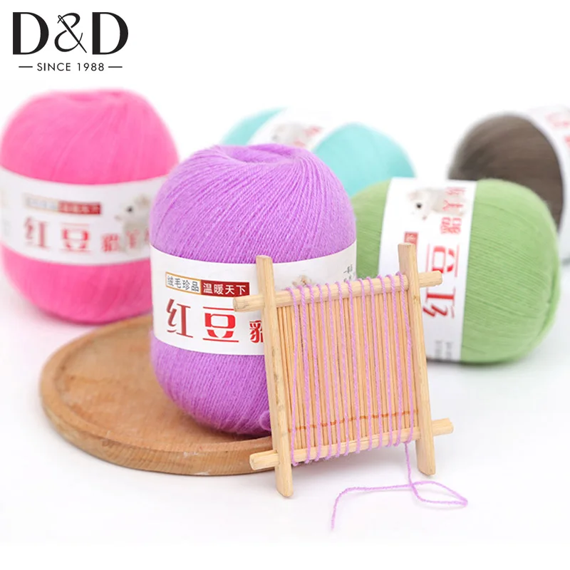 

50g/roll Cashmere Cashmere Mink Wool Alpaca Crochet Yarn Ball Scarf Knitting Baby Knit Sweat Soft Warm DIY Hand Knitted