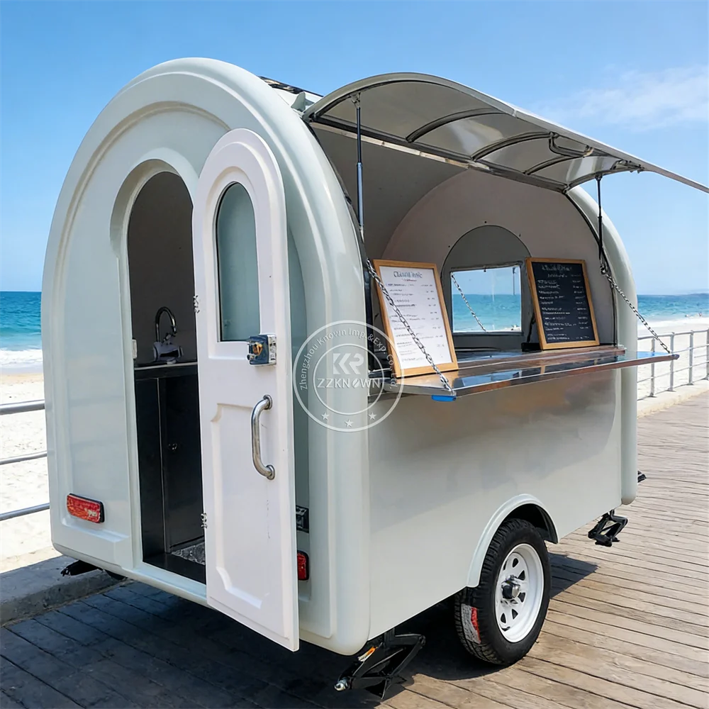 

Shawarma Food Truck Pizza Fully Equipped Restaurant Outdoor Street Food Kiosk Mobile Coffee Food Carts Trailer for Street