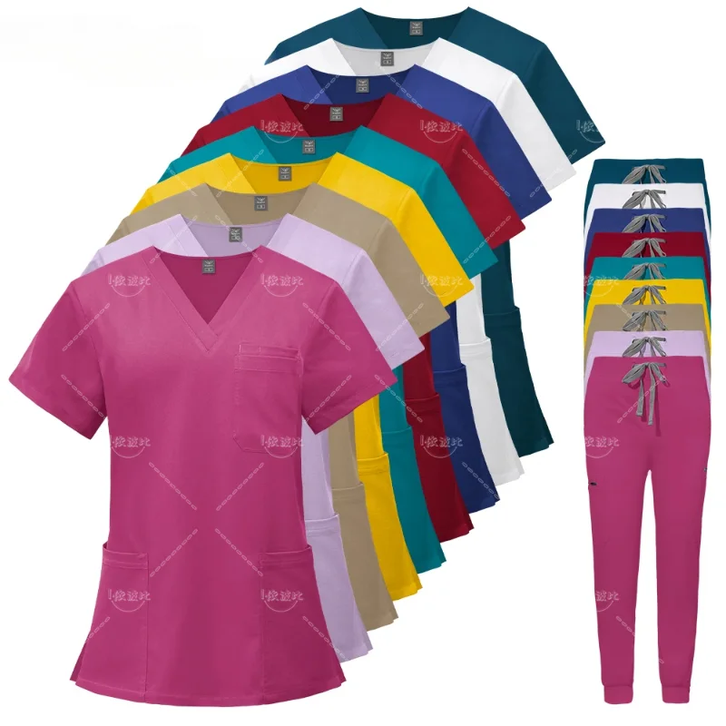 Scrubs Uniform Jogging Suit High Quality Medical Nurse Accessories Pet Grooming Doctor Work Clothes Health Care Nursing Workwear