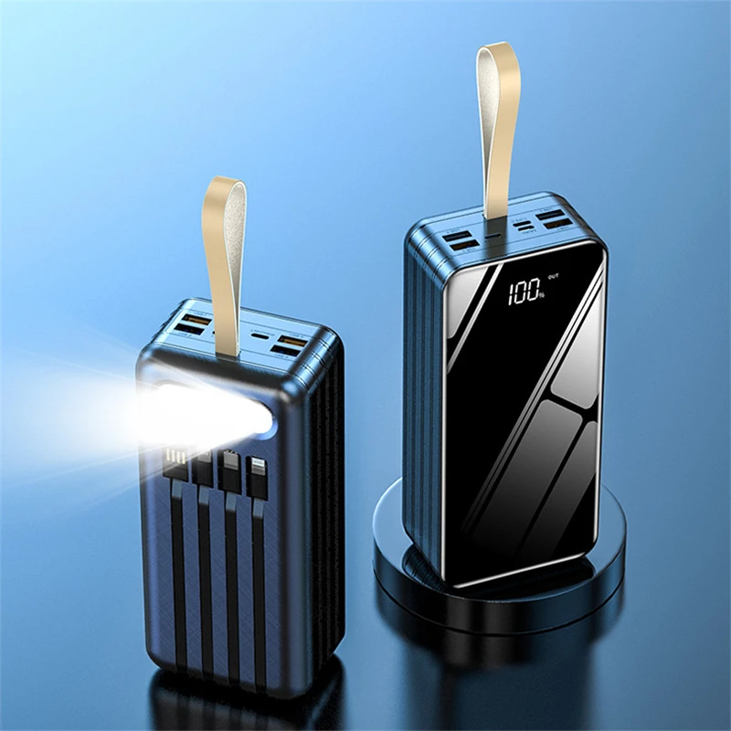 Large Capacity Power Bank 100000mAh Super Fast Charging Four USB Port for iPhone 15 14 Xiaomi Samsung Portable Charger Powerbank