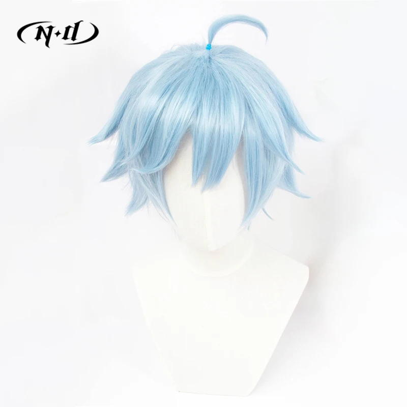 ND Chongyun Cosplay Wigs Hairpiece Genshin Impact Cosplay Hair Wigs Heat Resistant for Comic Con Coser Costume Theme Game Party