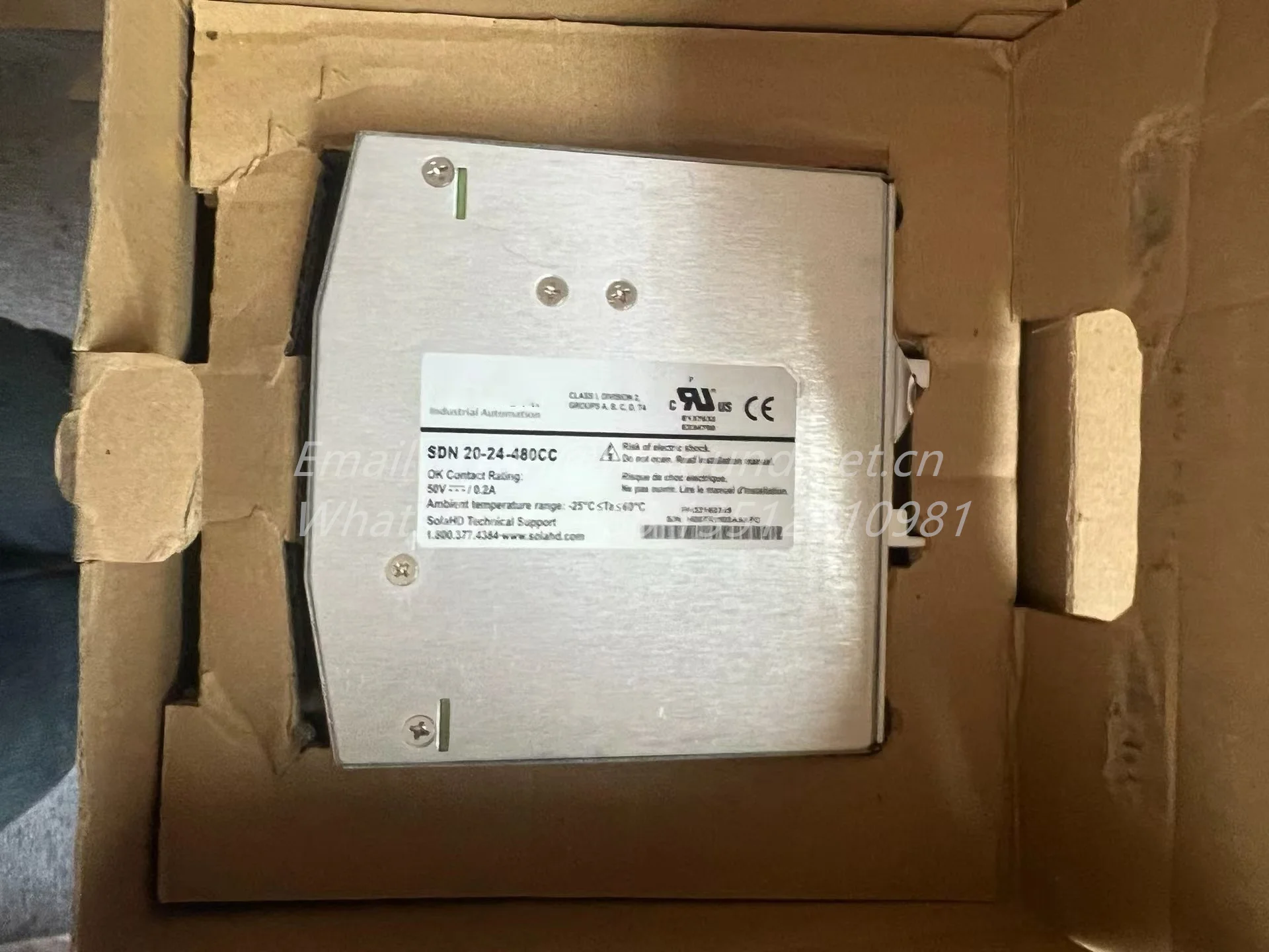 SDN 20-24-480CC for EMERSON Industrial Automation DIN rail Power Supply, 24V 20A, SDN20-24-480CC