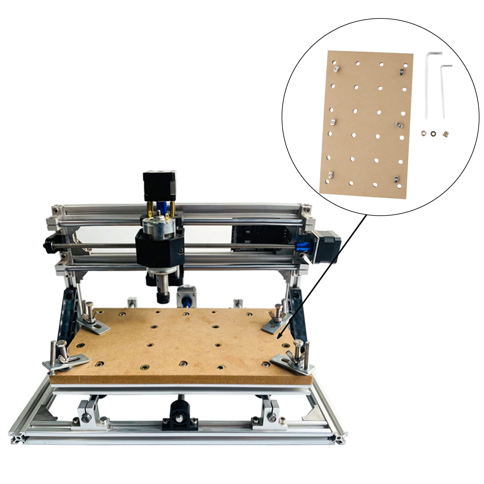 Scale Grid MDF Density Board 300 X 180 X 12mm CNC Engraving Machine Centimeter Scale Grid Flexible Configuration