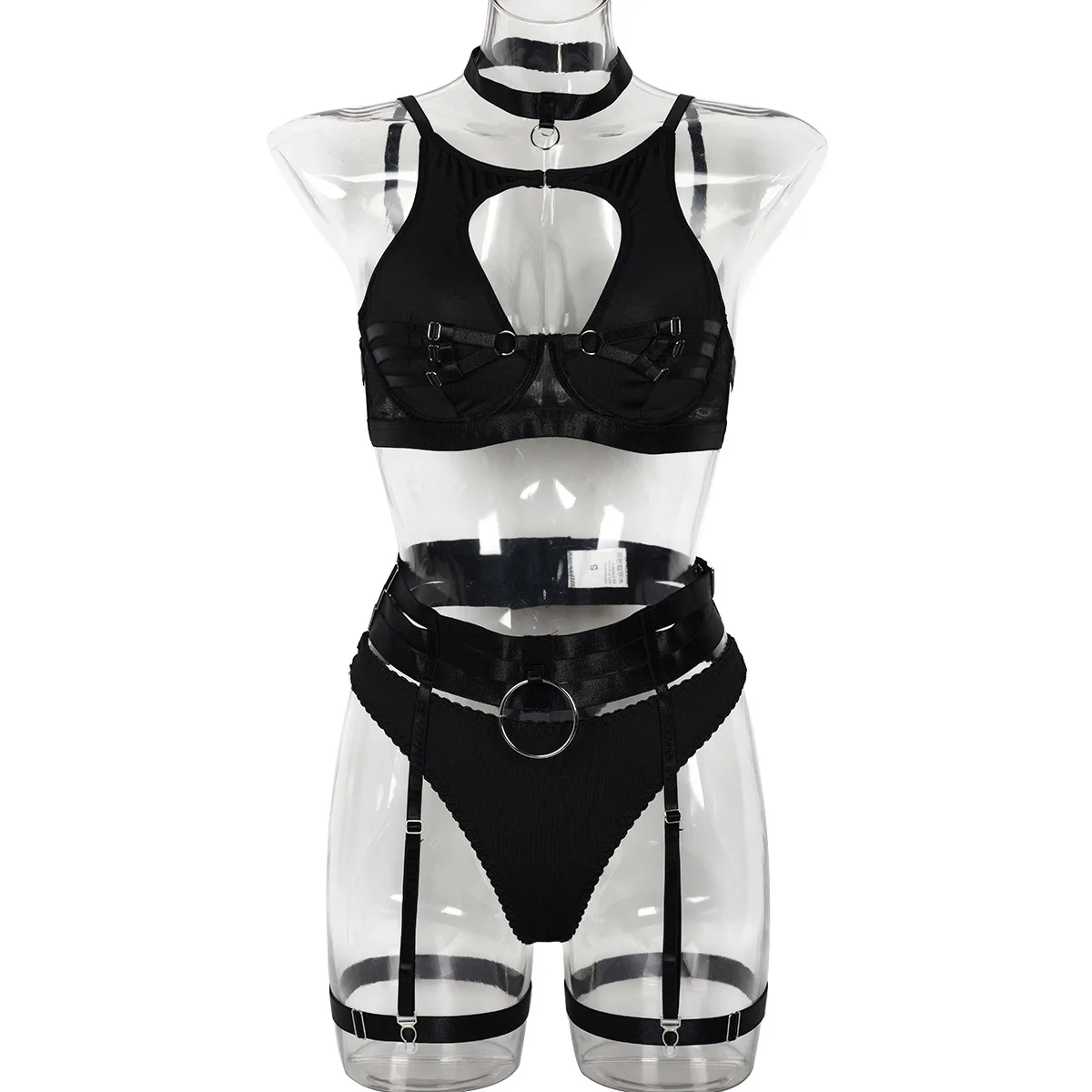 Sex Bra Sexy Underwear Splicing Straps Gathering Suit Female