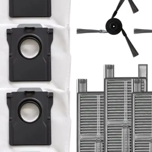 

For Mova Z5 / Z5 Pro / Z50 Ultra Vacuum Cleaner Replacement 1 Main Brushes 4 Filter 4 Dust Bag 4 Side Brushes Kit