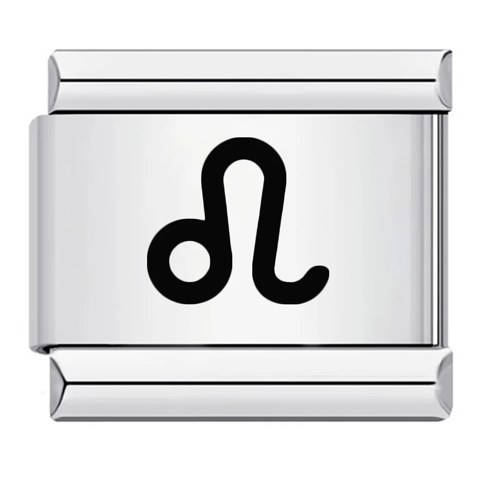 1 Stück elastische Charms, italienischer Link, passend für 9 mm Edelstahl, klassische 12 Konstellationen, Laser-Armreifen, DIY-Schmuckzubehör – Detail 5