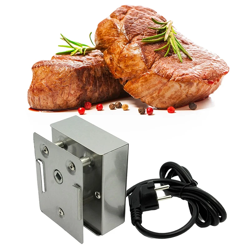 Electric BBQ Rotisserie For Grill Motor Espeto Para Churrasco Electric Heavy Duty Electrical Barbecue Accessories EU Plug 220V