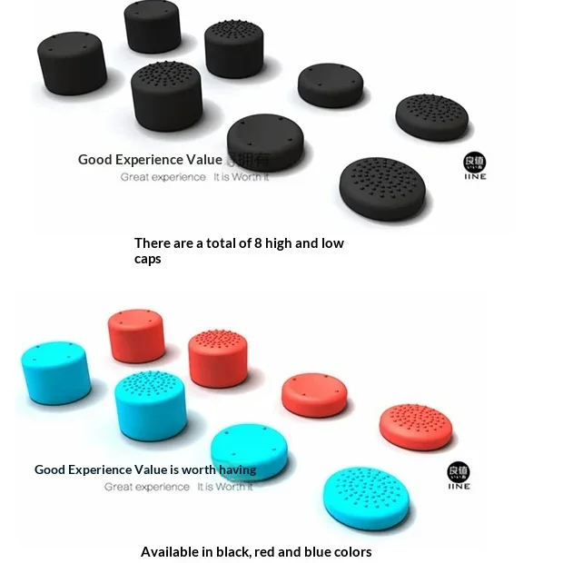 IINE Handle Rocker Cap Made Of Silicone Material Handle Rocker Heightening Cap Close Fit Hand Comfortable Precision Finger Lock