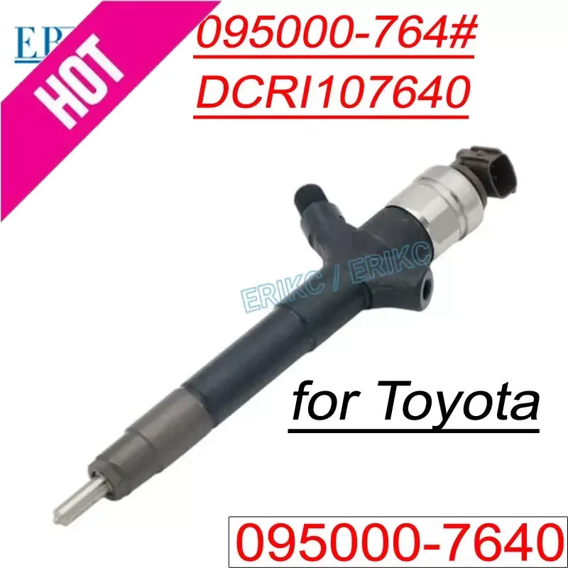 095000-7641 Fuel Injection Sprayer DCRI107640 095000-7640 Diesel Injector for Toyota RAV4 Corolla Verso 2.2 2AD-FTV 23670-09210