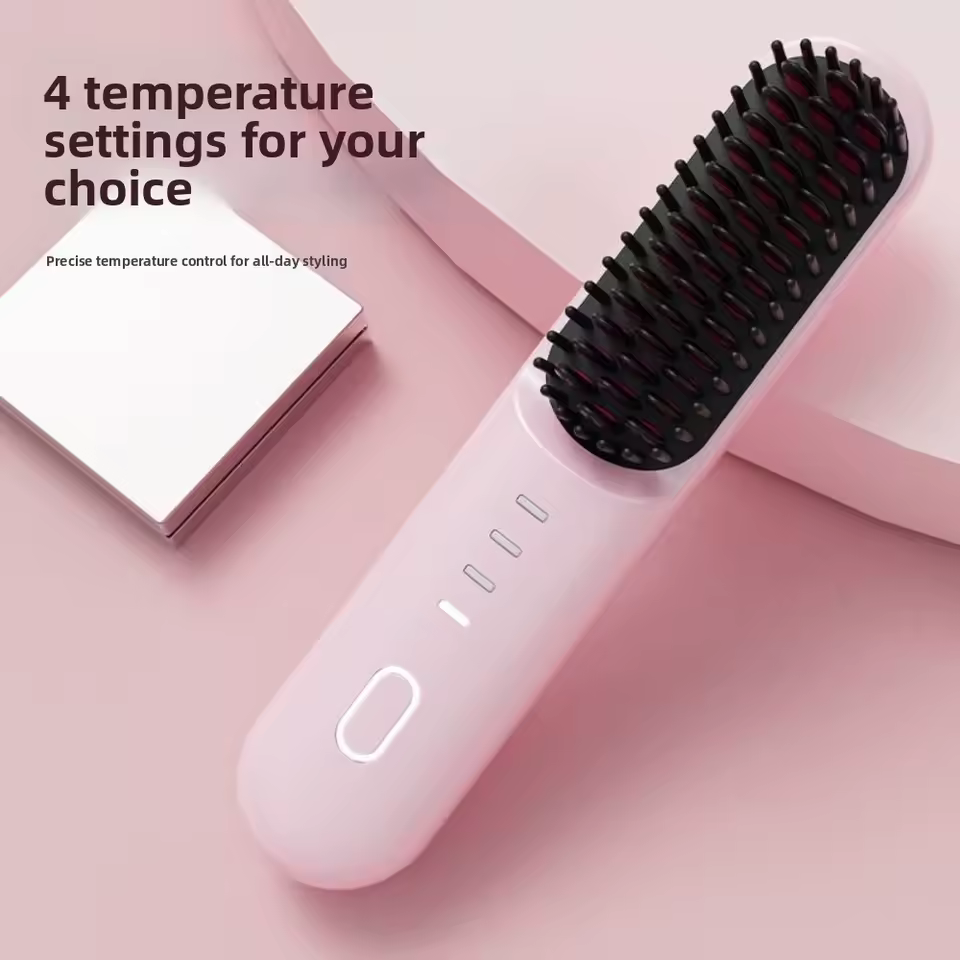무선 헤어 스트레이트 브러쉬