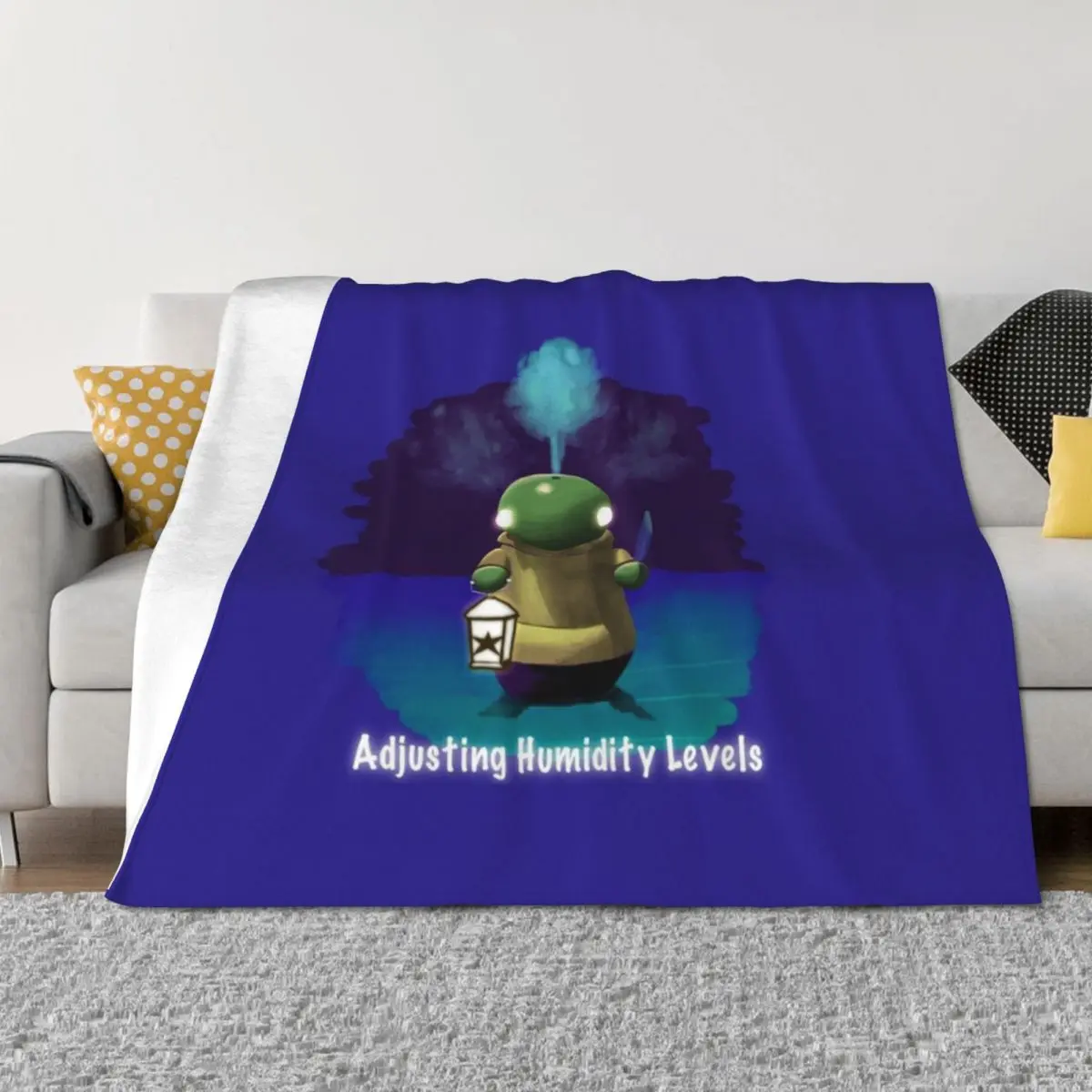 

Tonberry humidifier in the Haunted Hotel- ff7 Rebirth Throw Blanket Hairy Stuffeds Decorative Sofas Decoratives Blankets