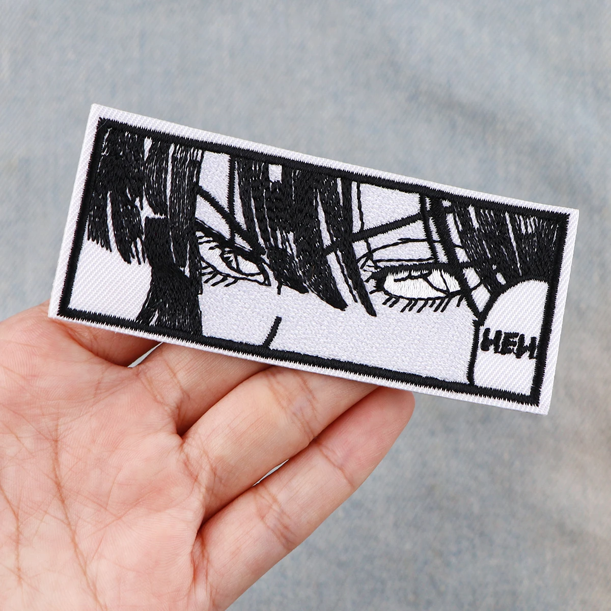 بقع gojo المطرزة للملابس ، شارات أنيمي للسترة ، والمشارب