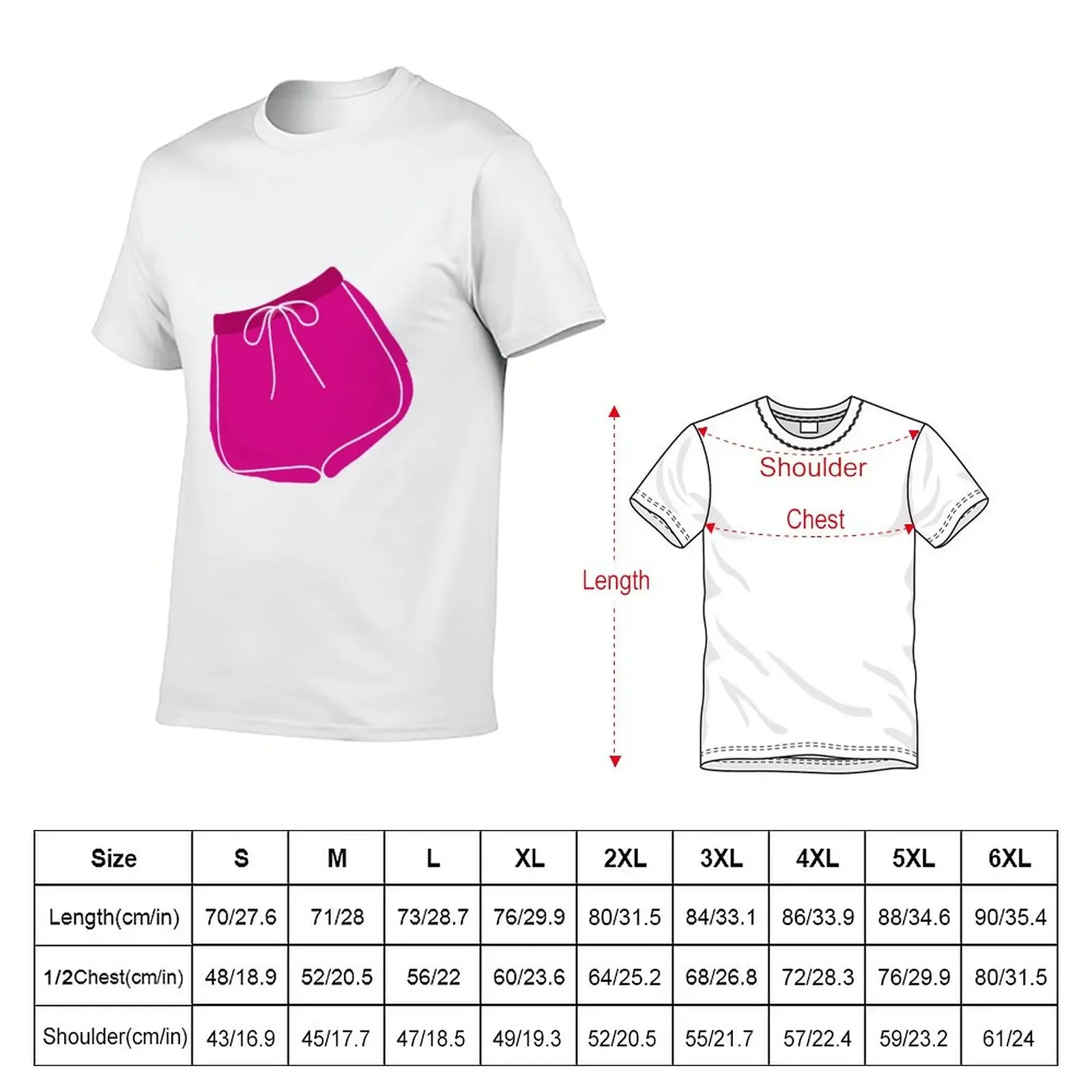 Pink Booty Shorts T-Shirt shirts graphic tees korean fashion customs mens champion t shirts