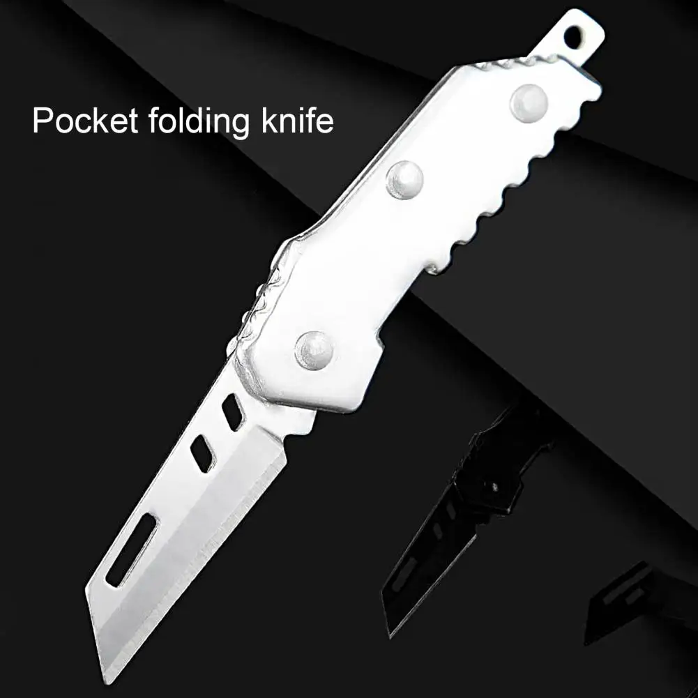 Durable Mini Knife Multifunctional Stainless Steel Professional Folding Pocket Knife  Wear-resistant Pocket Knife for Hunting