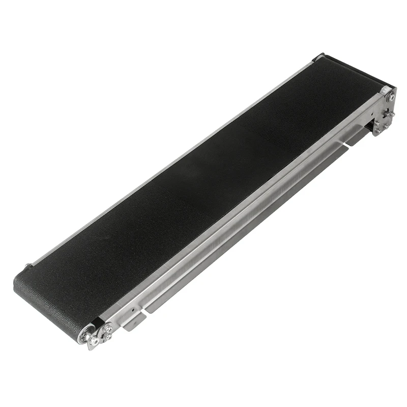 24V Belt Conveyor 460mm Stainless Steel Mini Conveyor PU Belt Vending Machine DC Track Cargo Lane Automatic Conveyor Belt