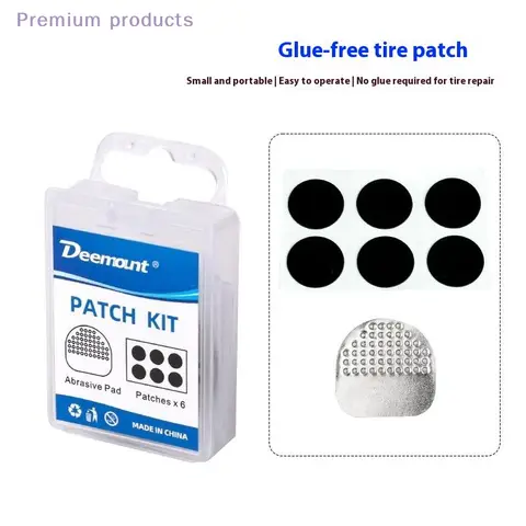 1 set bärbart cykeldäckreparationssats limfritt gummiverktyg för punktering av cykelslang för foster, för cykelns nödvändigheter 8 best sales cykelns punkteringsreparationssats - №8