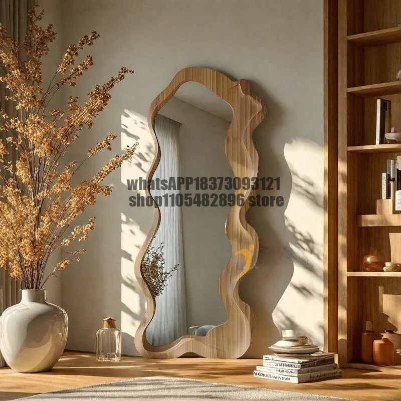 Cute Big Floor Decorative Mirrors Floor Standing Princess Nordic Mirrors Full Body Standing Espejos Decorativos Home Decorations