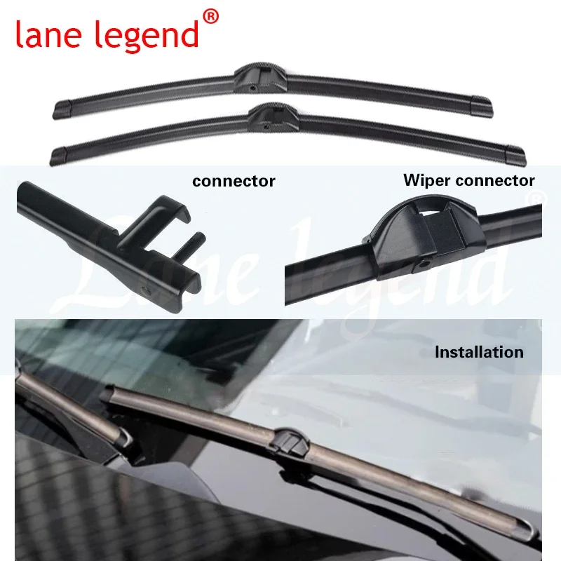 Car Windshield Windscreen Wiper Blades For Mercedes Benz GLK Class Front Rear Set 2008 2009 2010 2011 2012 2013 2014 22