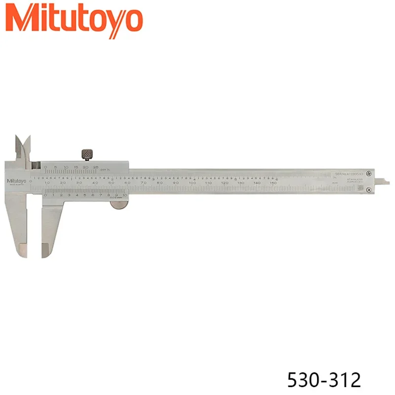 

Original Japan made Vernier caliper,0-150/0-200/0-300mm 0-6”/8"/12",metric/inch,graduation 0.02mm 1/128",530-312 530-118 530-119