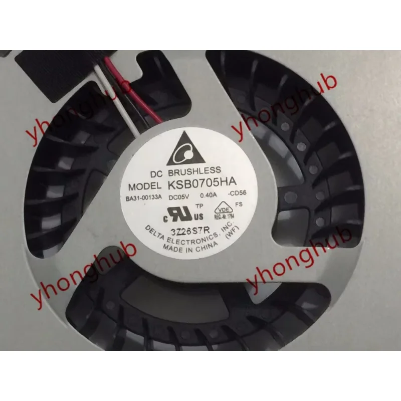 Delta Electronics KSB0705HA Ventola di raffreddamento per server CD56 CC 5 V 0,40 A 4 fili