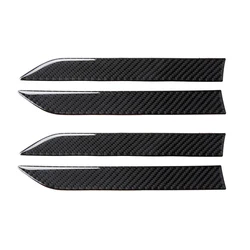 Carbon Fiber Car Exterior Door Handle Sticker Cover For Tesla Model X Trim Scratch Protector accessory Decoration Fit Accessorie