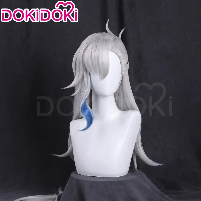 A2025 nuevo en STOCK Neuvillette juego Genshin Impact DokiDoki pelo Cosplay Fontaine libre peluca de encaje gorra hombres ★   HAxiba.