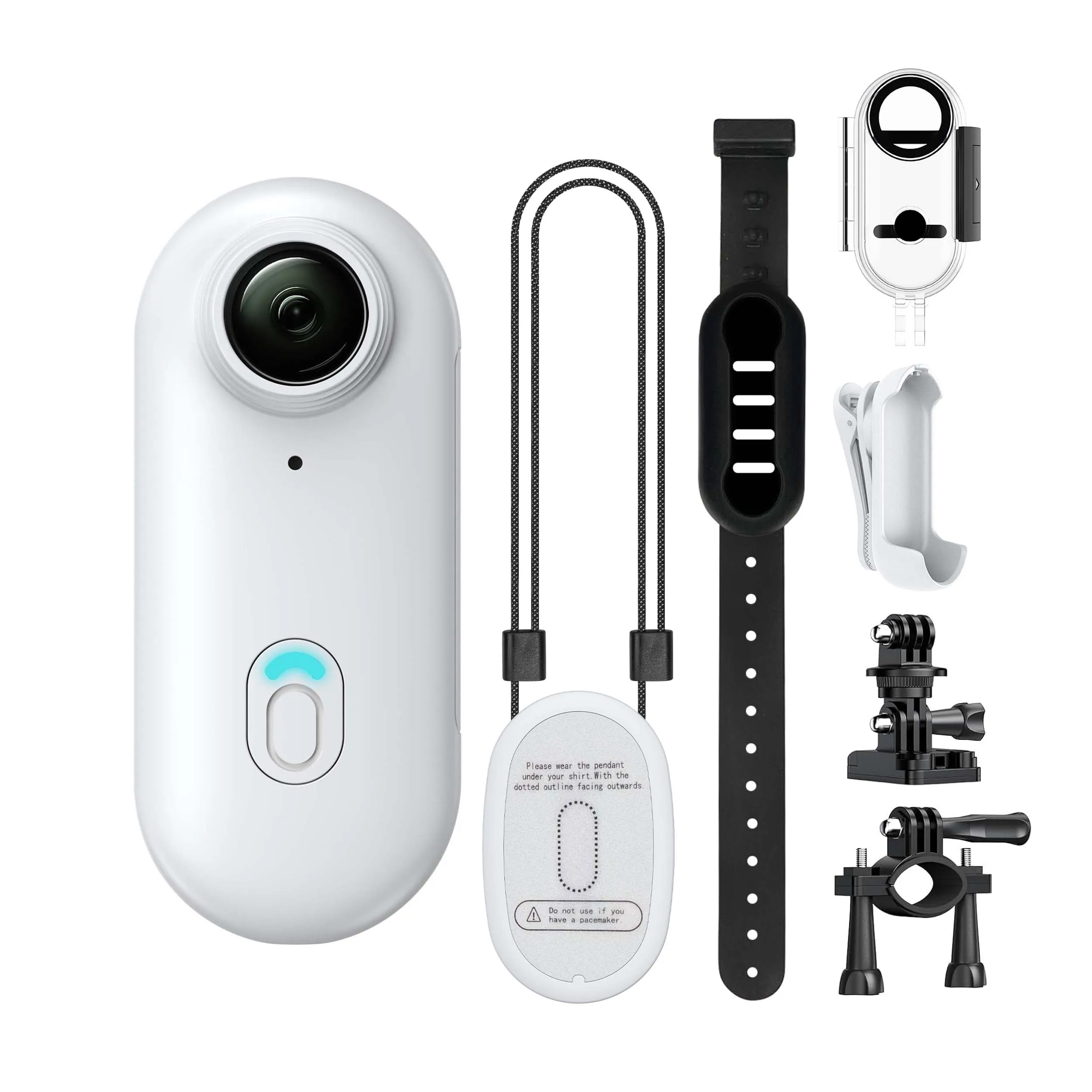 4K Mini WiFi-actiecamera Duim POV-camera Draagbare bodycam Draagbare sportcamera met waterdichte behuizing Fietsen Reizen