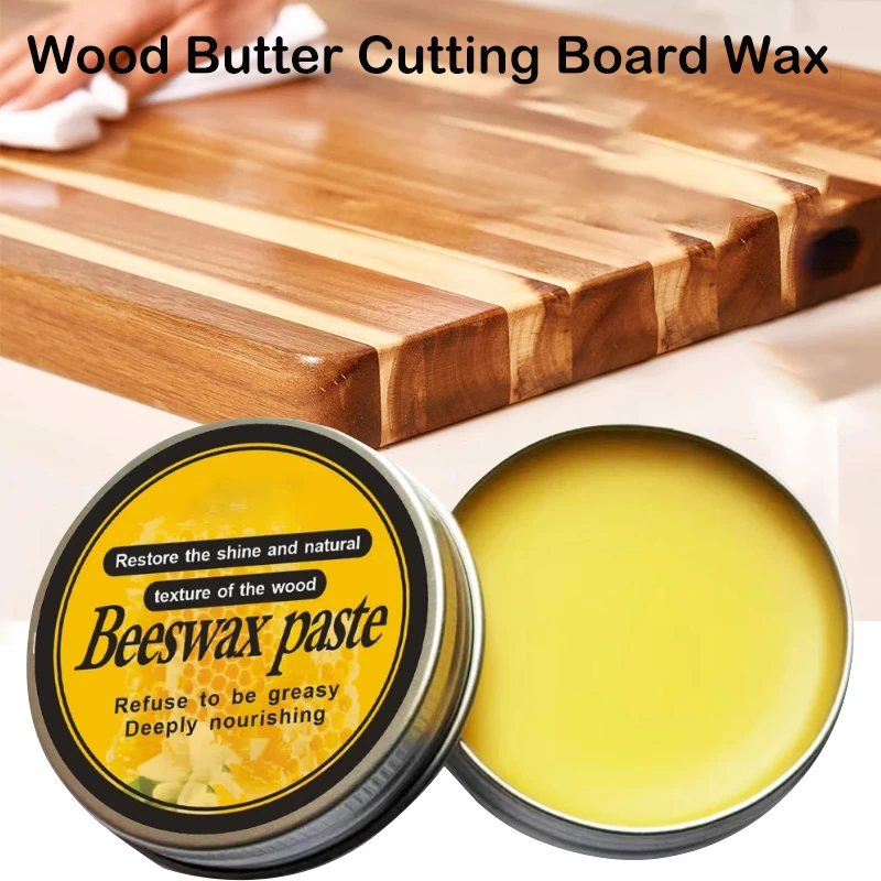 Cutting Board Wax Multifunctional Furniture Care Wax Non-Toxic Wood Wax Oil Waterproof Gloss Wood Floor Refresher