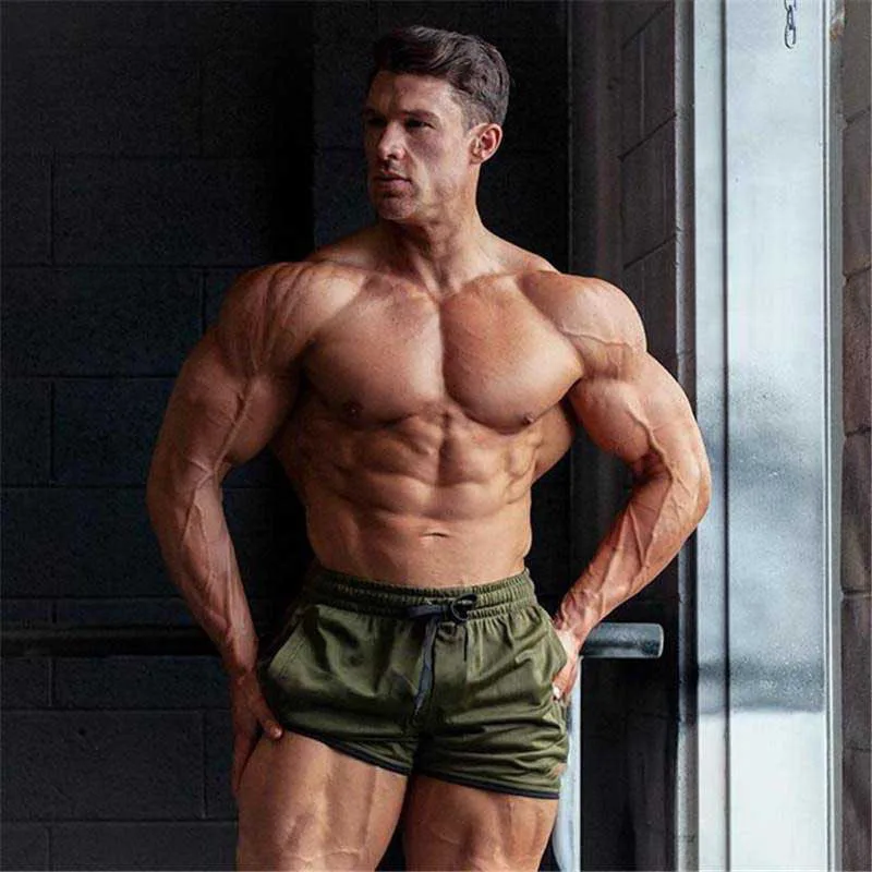 Sports Men's Shorts Fitness Running Outdoor Breathable Quick Dry Beach Hot Pants Cross-Border Sales In Europe And The United