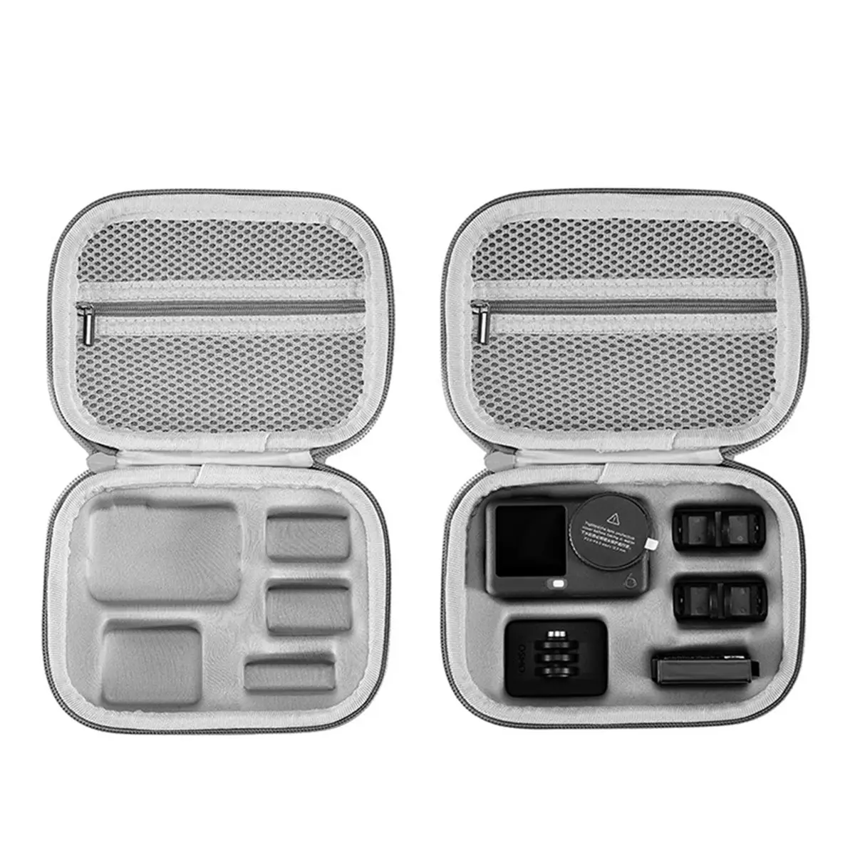 (DT37) For DJI Action 6 Standard Storage Bag Travel Carrying Case Hard Waterproof Box for DJI Action 6 Camera Accessory Black