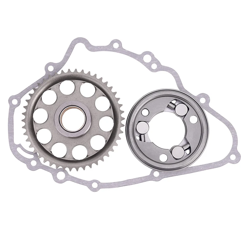 Motorcycle One Way Starter Bearing Clutch Assy & Cylinder Gasket Kit For Kawasaki ER5 ER500 454LTD EN450A Ninja EX500A EX500D image 3