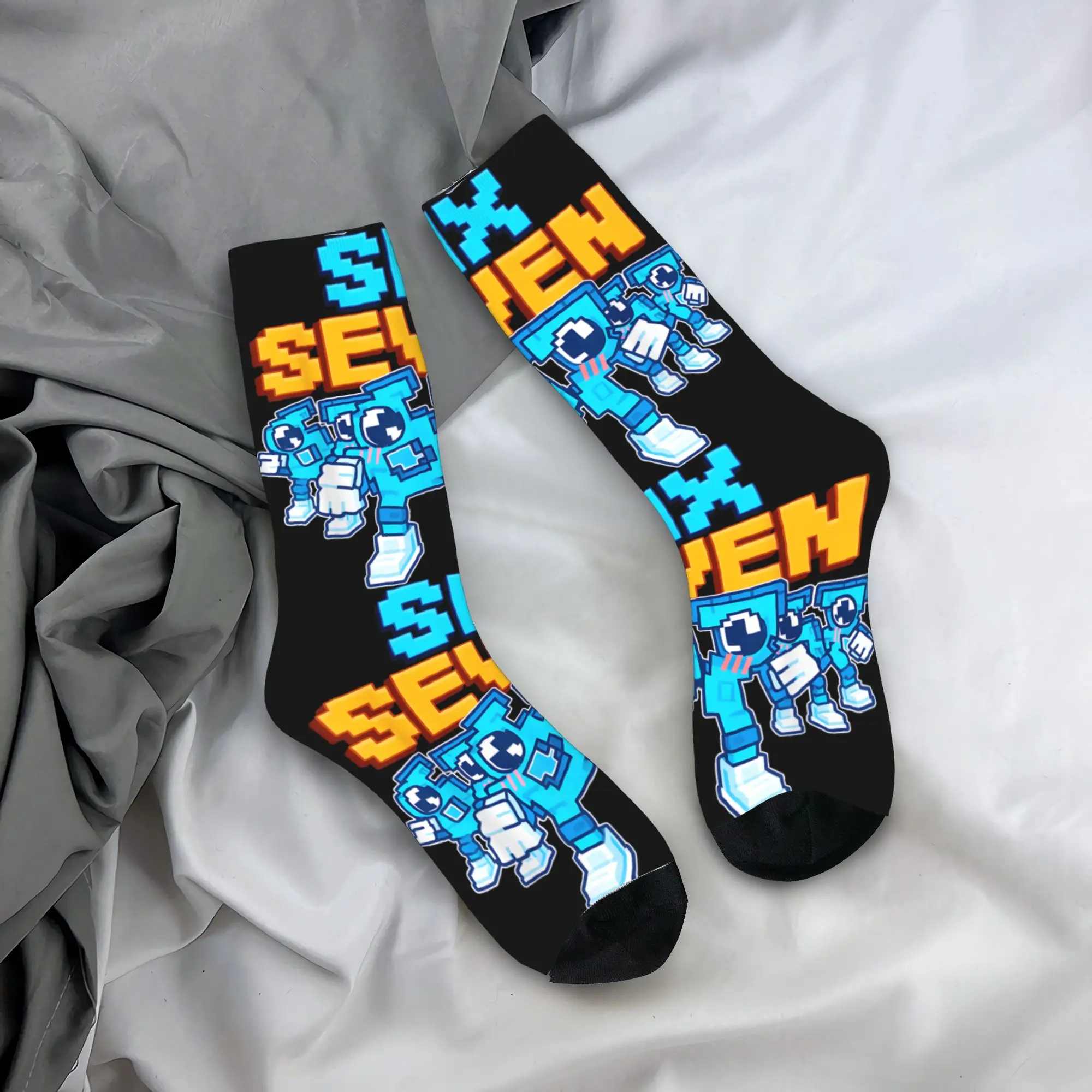 67 ستة سبعة مضحك الإيطالية Brainrot الألعاب ميمي جوارب الرسم Harajuku الجوارب الخريف المضادة للانزلاق الجوارب الرجال جوارب ناعمة #1