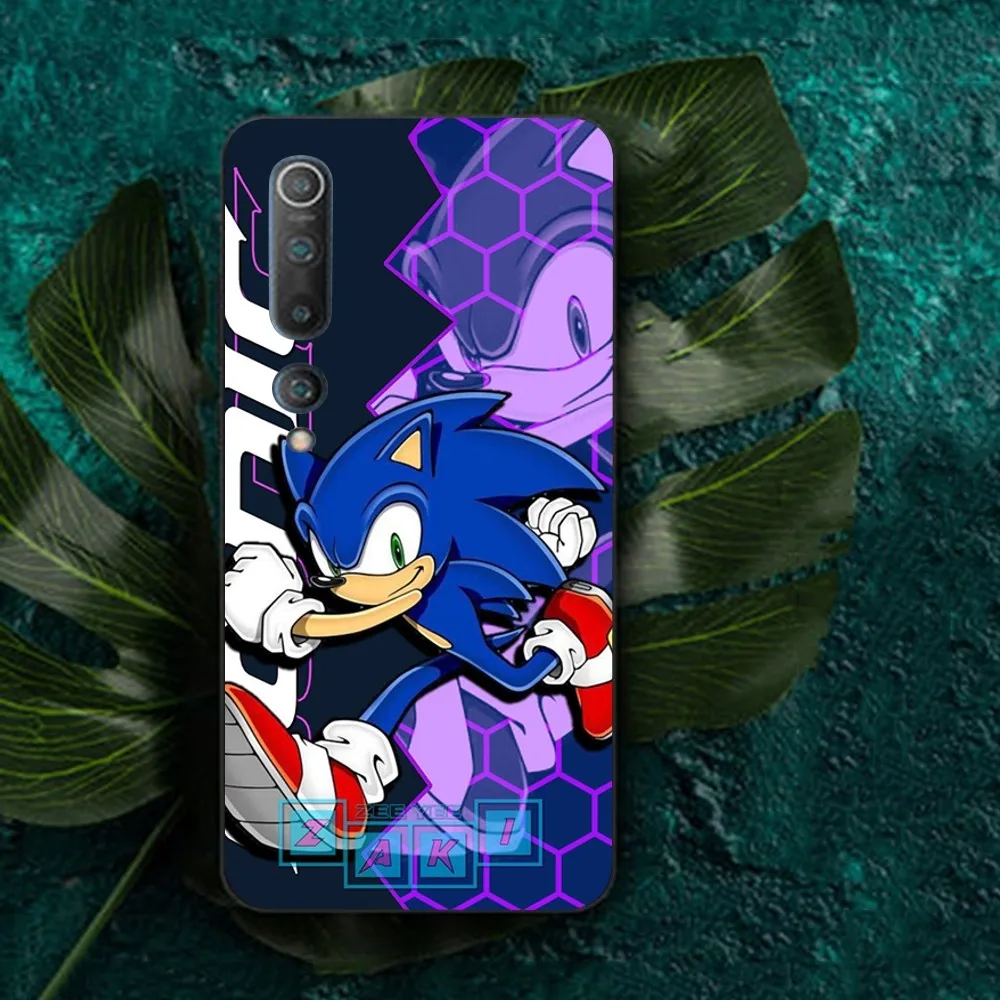 Anime Cartoon S-Sonics H-Hedgehogs Phone Case For Redmi Note 4 X 5 A 6 7 8 T 9 9S 10 11 11S 11Epro Poco M3 Pro